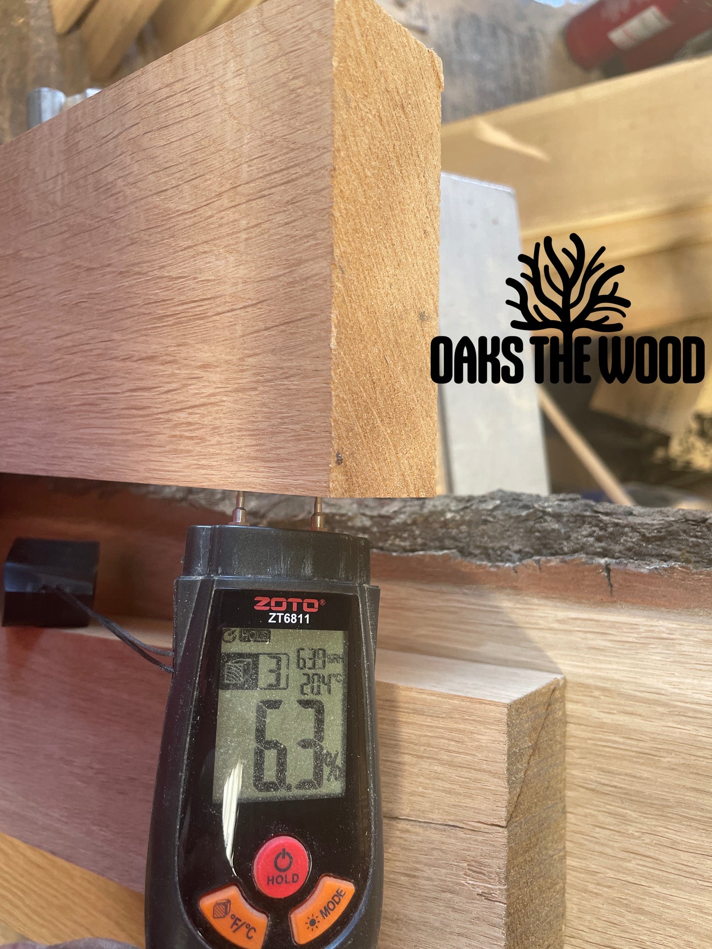 Oak wood, 420/3300 mm