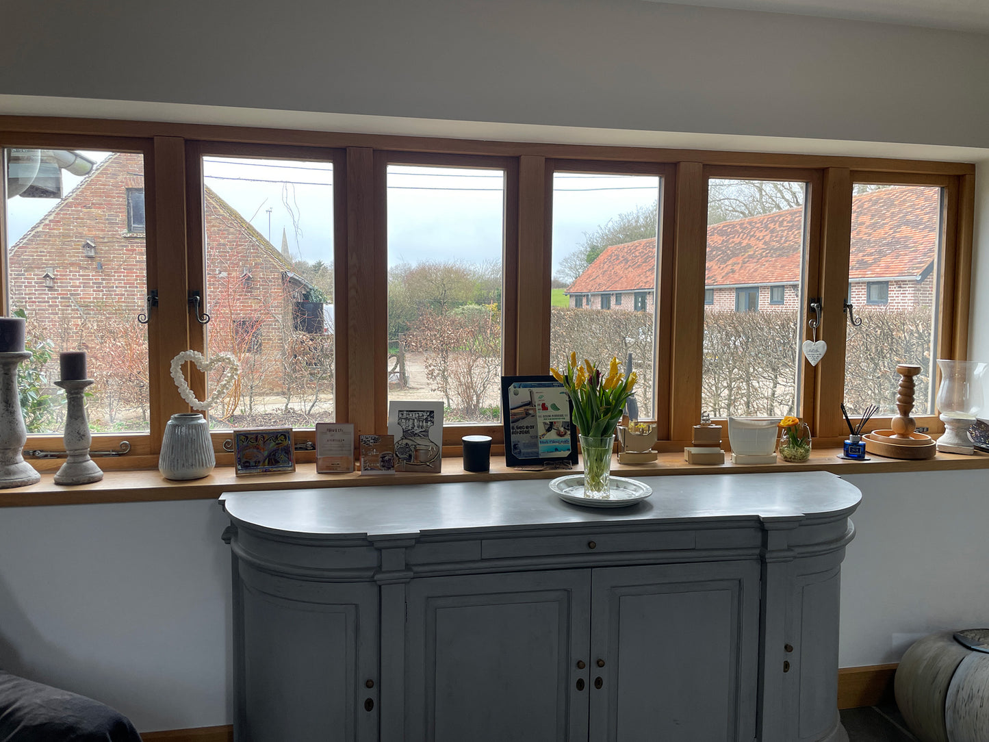 Double Glazed Oak Line Wooden Windows