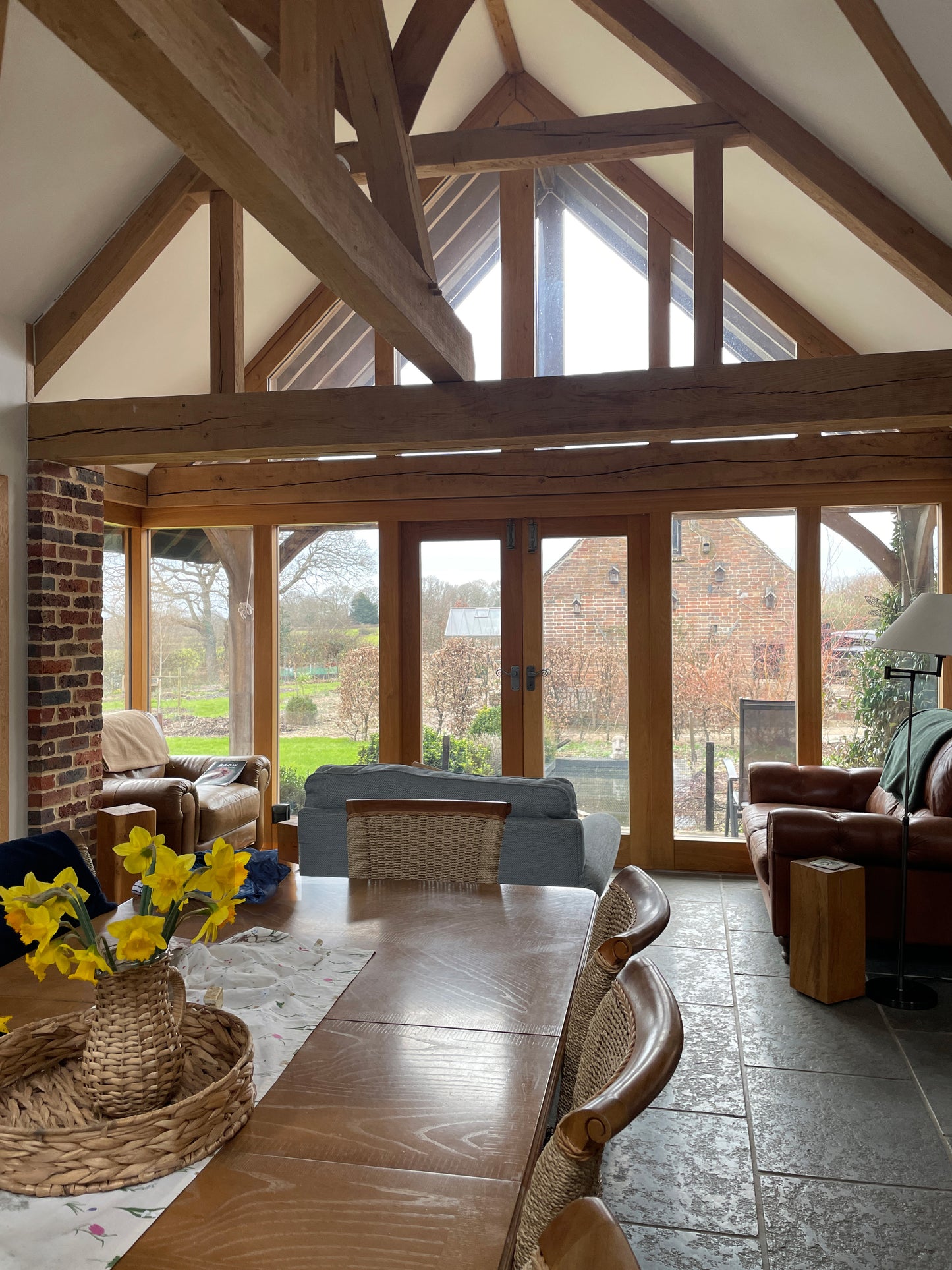 Double Glazed Oak Line Wooden Windows