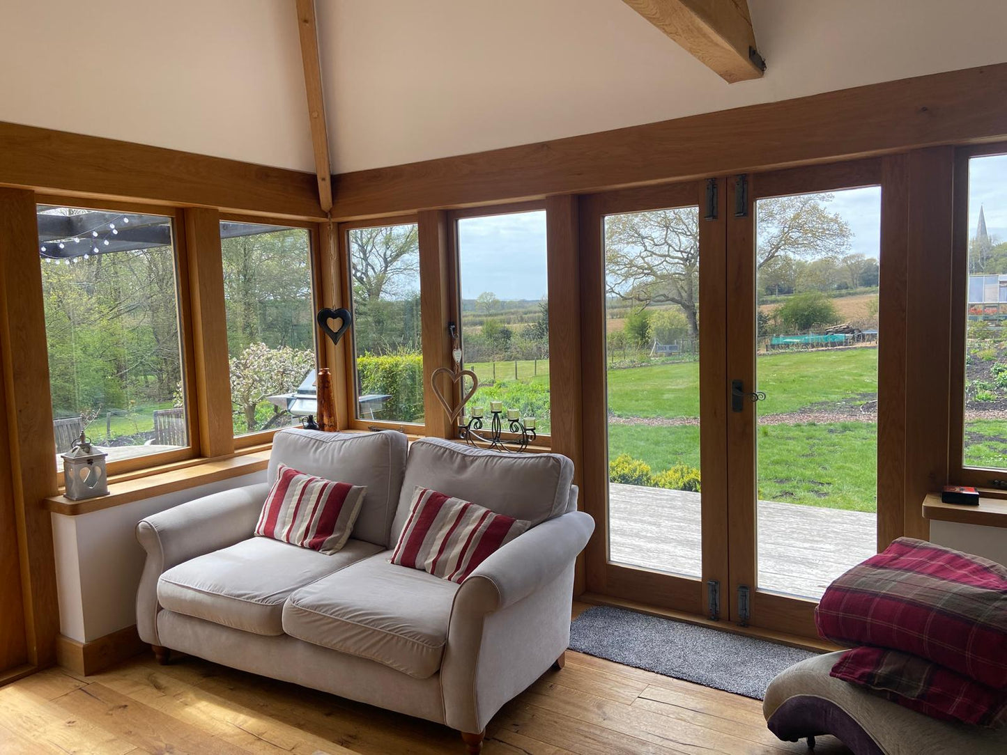 Double Glazed Oak Line Wooden Windows