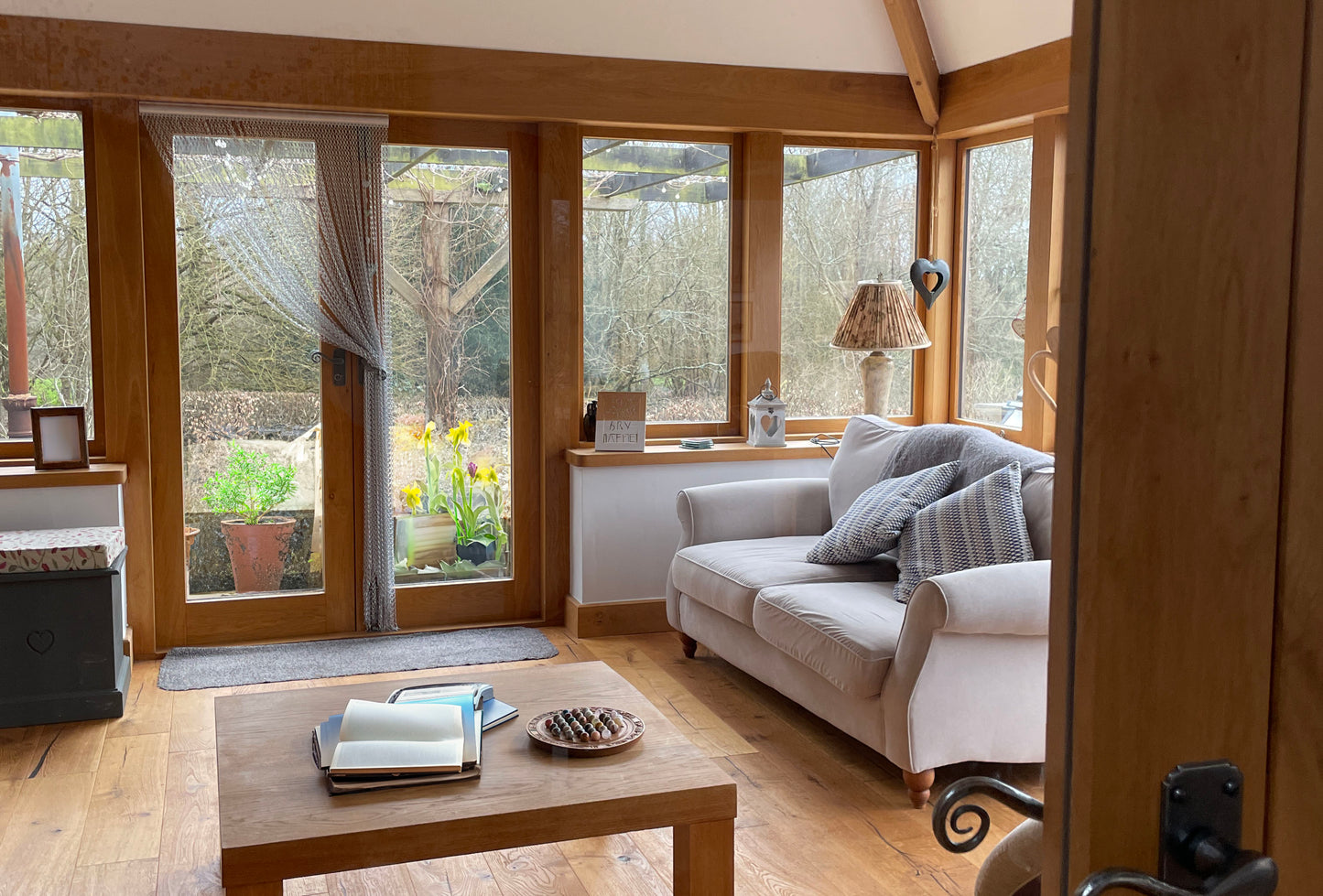 Double Glazed Oak Line Wooden Windows